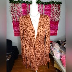 Long Cardigan soft like blouse fabric